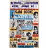 Sam Cooke/Jackie Wilson Revue Show Poster (1959)