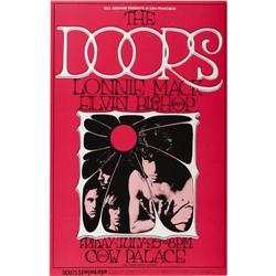 Doors Cow Palace Concert Poster, Bill Graham