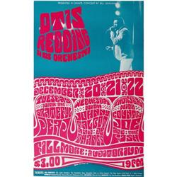Otis Redding/ Grateful Dead Fillmore Poster 1966