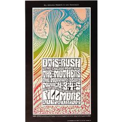 Otis Rush/Mothers (Zappa) Fillmore Poster 1967