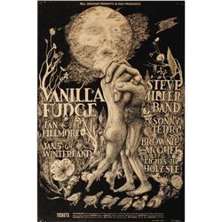 Vanilla Fudge/Steve Miller Band Fillmore Poster
