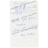Anna Nicole Smith Handwritten Note Signed