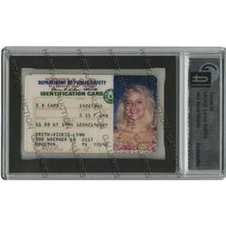 Anna Nicole Smith's Texas DPS Photo ID Card