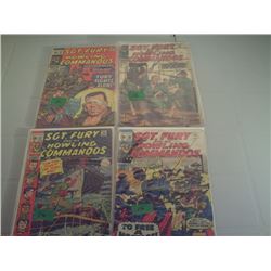 4 SGT. FURY MARVEL COMICS