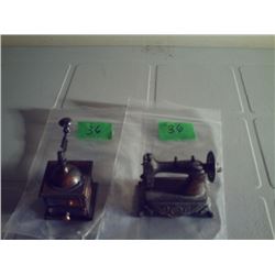 2 VINTAGE PENCIL SHARPENERS