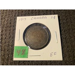 CANADA 1917 1 CENT EF