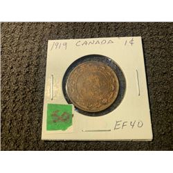 CANADA 1919 1 VENT EF