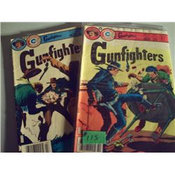 CHARLTON COMICS GUNFIGHHTERS  #56 AND #61