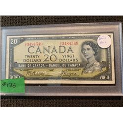 1954 $20.00 BE/CO DEVIL'S FACE IN HARD CASE