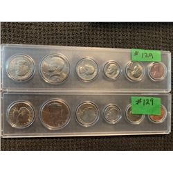 USA 6 COIN DATE SETS 1 CENT TO $1.00 1979 &1980