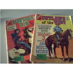 CHARLTON COMICS OUTLAWS OF THE WEST & MONTANA KID