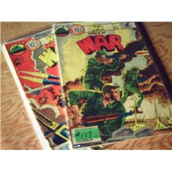 CHARLTON COMICS WORLD AT WAR NO. 11 & NO. 35