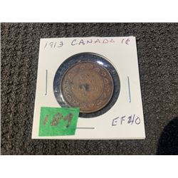 1913 1 CENT EF