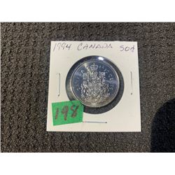 1994 CANADA 50 CENT UNC.