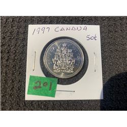 1997 CANADA 50 CENT UNC.