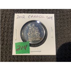 2012CANADA 50 CENT UNC.