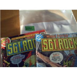 DC COMICS 2 SGT. ROCK COMICS