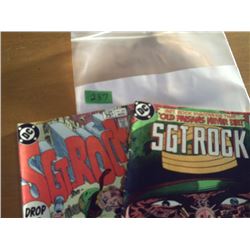 DC COMICS 2 SGT. ROCK COMICS