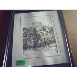 PENCIL DRAWING    QUEBEC