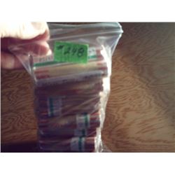 16 ROLLS OF PENNIES FROM 1950'S TO 2000'S