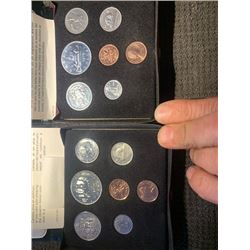1975 &1979 7 COIN SETS FROM RCM