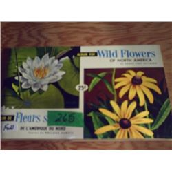 BROOKE BOND ALBUM  WILD FLOWERS OF NORTH AMERICA  NO. 3
