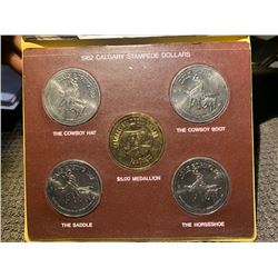 1982 CALGARY STAMPEDE COLLECTION OF DOLLARS
