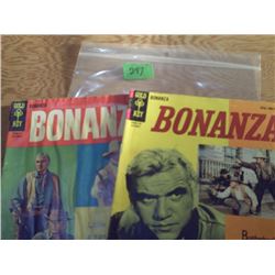GOLD KEY COMICS   2 BONANZA 12 CENT COMICS