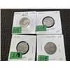 Image 1 : 4 NICKELS 1922, 29, 32 & 33