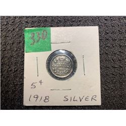 1918 5 CENT SILVETR