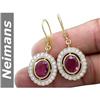 Image 1 : 3.50 ct Ruby & Diamond Ring 14kt Gold USGL CERT