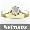 Image 1 : USGL Certified .75 ct Diamond Solitaire Ring 14kt Gold