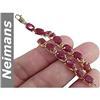 Image 1 : Certified Gem 19.25 ct Ruby Bracelet 14kt Gold