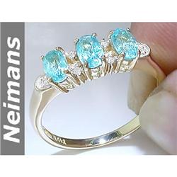 USGL Certified 1.50 ct Emerald & Diamond Ring 14kt Gold