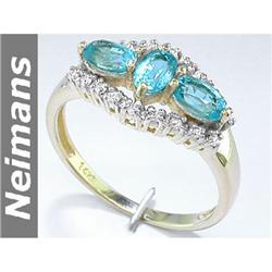 USGL Certified 10.25 ct Citrine & Diamond Ring 14k Gold