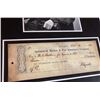Image 2 : ABRAHAM LINCOLN SIGNED BANK CHEQUE DISPLAY (REPLICA)
