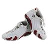 Image 1 : Bulls Michael Jordan Signed Jordan 14 Retro Candy Cane (2006) Size 12 Shoes (Beckett Witnessed)