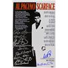 Image 1 : Scarface Cast (11 Signatures) Al Pacino Signed 11x17 Movie Poster (PSA/DNA)