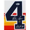 Image 2 : Astros Nolan Ryan "HOF 99" Signed Nike 1980 Cooperstown Collection Jersey (Beckett Witnessed)