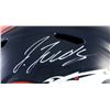 Image 2 : JERRY JEUDY DENVER BRONCOS FULL SIZE SPEED HELMET (BECKETT HOLO)