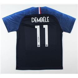 OUSMANE DEMBELE SIGNED TEAM FRANCE JERSEY (BECKETT COA)