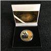 Image 1 : BATMAN 80 YEARS OF BATMAN DC COMICS COLORED 24KT GOLD PLATED COIN