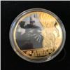 Image 2 : BATMAN 80 YEARS OF BATMAN DC COMICS COLORED 24KT GOLD PLATED COIN