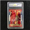 Image 1 : 1998 FLEER 23KT GOLD MICHAEL JORDAN 1986 ROOKIE RED HOLO REFRACTOR (WCG 10)