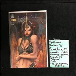 SOULFIRE #1 (WIZARD WORLD CHICAGO EDITION) Signed by Michael Turner w/ COA (MINT)