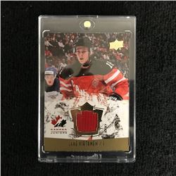 UPPER DECK CANADA JUNIORS JAKE VIRTANEN JERSEY HOCKEY CARD