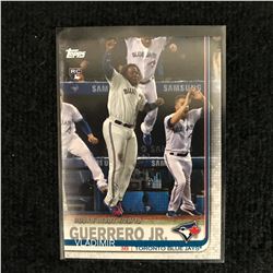 Vladimir Guerrero Jr RD RC 2019 Topps Update Rookie Debut Card #US62 Blue Jays