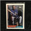 Image 1 : JOE CARTER SIGNED TOPPS BASEBALL CARD