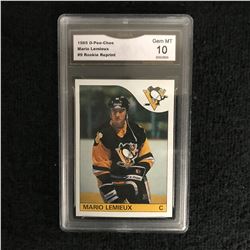 1985 O-PEE-CHEE MARIO LEMIEUX #9 ROOKIE REPRINT (GEM MINT 10)