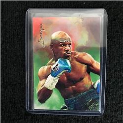 2017 LIMITED EDITION FLOYD MAYWEATHER JR. #2 ARTIST SIGNATURE EDWARD VELA CARD 25/50